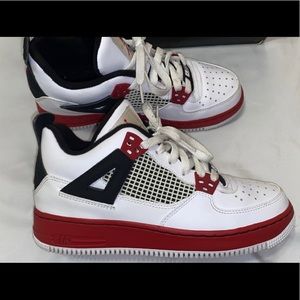 Jordan Fusion 4 Varsity Red White